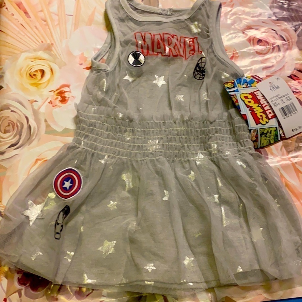 2/$20.  New Marvel 18 month Dress